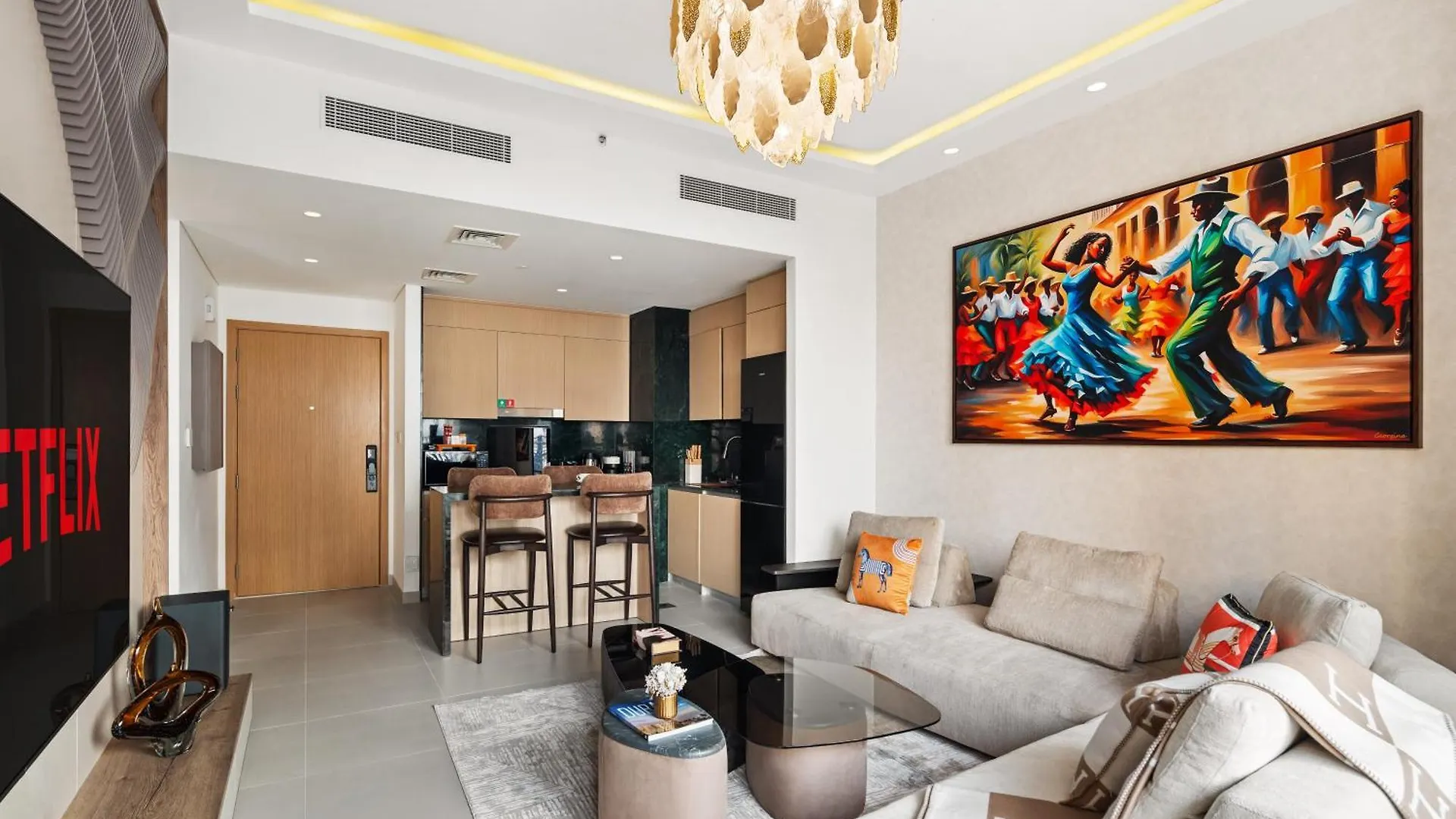 Stylish Poolside Apartment In Dubai Creek Harbour - By Dustay