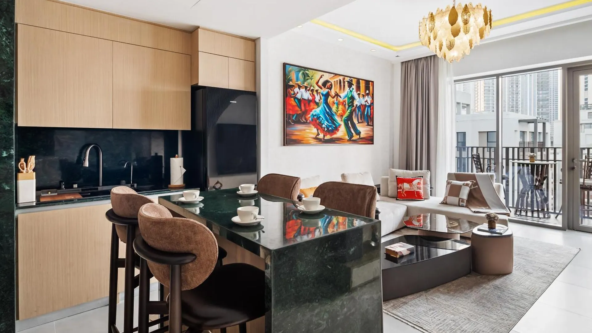 Stylish Poolside Apartment In Dubai Creek Harbour - By Dustay